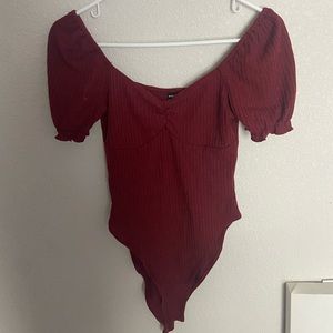 Shein Rib-knit bodysuit